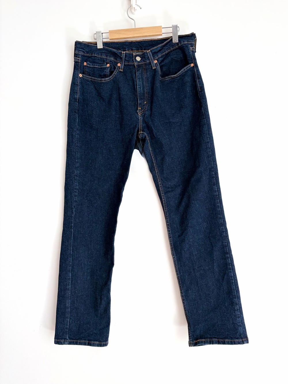 Levi’s 514 Men’s Dark Wash Straight Leg Jeans 34x30